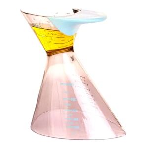 Wintem Maatbeker met twee zijden van kunststof, 2 verschillende inhoud 100/500 ml, robuust en licht, gemakkelijk te reinigen, meetschaal in milliliters, ounces (oz) en kopjes (cup), ergonomisch Wintem Maatbeker met twee zijden van kunststof, 2 verschillende inhoud 100/500 ml, robuust en licht, gemakkelijk te reinigen, meetschaal in milliliters, ounces (oz) en kopjes (cup), ergonomisch