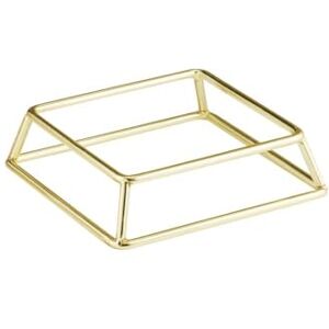APS 33310 Buffetstandaard MULTI Metaal, 18 x 18 cm, H: 5 cm, goud, stapelbaar APS 33310 Buffetstandaard MULTI Metaal, 18 x 18 cm, H: 5 cm, goud, stapelbaar