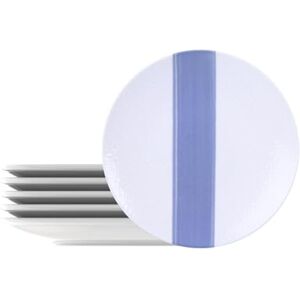 Tramontina Ronde dessertborden van porselein, 21 cm, Soho, set van 6. Tramontina Ronde dessertborden van porselein, 21 cm, Soho, set van 6.