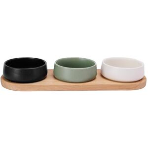 Cosy & Trendy Dela Apero 4-delige set – servIce dienblad 32 x 10,5 cm + 3 x kom D 9,5 x 3,5 cm Cosy & Trendy Dela Apero 4-delige set – servIce dienblad 32 x 10,5 cm + 3 x kom D 9,5 x 3,5 cm