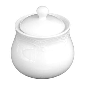 Holst Porzellan SF 001 Porselein Suikerpot 300 ml Symfonie Wit 9,5 x 9,5 x 10,5 cm 1 stuk Holst Porzellan SF 001 Porselein Suikerpot 300 ml Symfonie Wit 9,5 x 9,5 x 10,5 cm 1 stuk