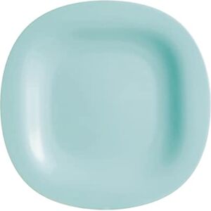 Luminarc ARC 5919301 Leuke glazen plaat, platte opaal, turquoise kleur, vierkant, cm 27 x 27, glas Luminarc ARC 5919301 Leuke glazen plaat, platte opaal, turquoise kleur, vierkant, cm 27 x 27, glas