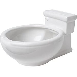 Kwirkworks Toilet gevormde kom voor snacks, voedsel voor huisdieren, granen, water, ramen 7 inch Kwirkworks Toilet gevormde kom voor snacks, voedsel voor huisdieren, granen, water, ramen 7 inch