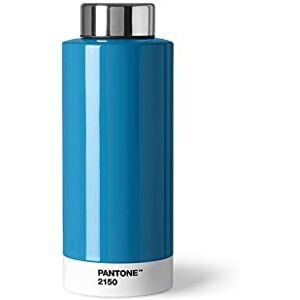 Copenhagen Design PANTONE Waterfles, dubbelwandig roestvrij staal met thermische functie, lekvrij, 500 ml, Blue 2150 Copenhagen Design PANTONE Waterfles, dubbelwandig roestvrij staal met thermische functie, lekvrij, 500 ml, Blue 2150