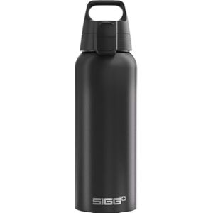 Sigg Aluminium drinkfles WMB Pathfinder Black ClimatePartner gecertificeerd geschikt voor koolzuurhoudende dranken lekvrij vederlicht BPA-vrij Outdoor zwart 1 l Sigg Aluminium drinkfles WMB Pathfinder Black ClimatePartner gecertificeerd geschikt voor koolzuurhoudende dranken lekvrij vederlicht BPA-vrij Outdoor zwart 1 l