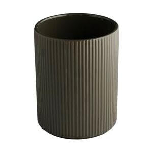 APS 19070 Dressingpot THE GRID porselein, Ø 12,5 cm, 1,3 liter, kleur mud (bruin), stapelbaar APS 19070 Dressingpot THE GRID porselein, Ø 12,5 cm, 1,3 liter, kleur mud (bruin), stapelbaar