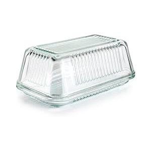 IBILI Vintage botervloot van glas, 17 x 10,3 x 7 cm IBILI Vintage botervloot van glas, 17 x 10,3 x 7 cm