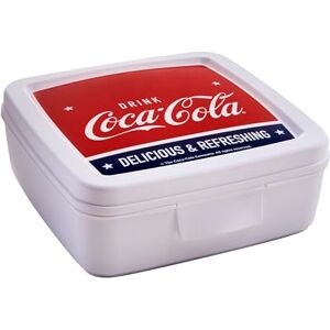 Snips , Coca-Cola sandwichhouder, toasthouder, 14,5 x 14,5 x 5,5 cm, Coca-Cola Snackhouder Made in Italy, 0% BPA Snips , Coca-Cola sandwichhouder, toasthouder, 14,5 x 14,5 x 5,5 cm, Coca-Cola Snackhouder Made in Italy, 0% BPA