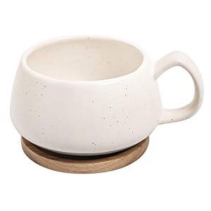 My Life Handmade 63771 accessoire crèmekleurige mok met onderzetter, beker, keramisch My Life Handmade 63771 accessoire crèmekleurige mok met onderzetter, beker, keramisch