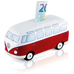 BRISA VW Collection Volkswagen T1 Bus Transporter Spaarpot Keramiek (1:22) Klassiek/Rood BRISA VW Collection Volkswagen T1 Bus Transporter Spaarpot Keramiek (1:22) Klassiek/Rood