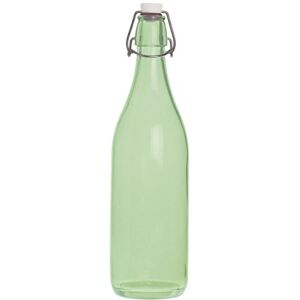 Excelsa Happy Color Glad fles, 1 liter, glas, groen, 8 x 8 x 30 cm Excelsa Happy Color Glad fles, 1 liter, glas, groen, 8 x 8 x 30 cm