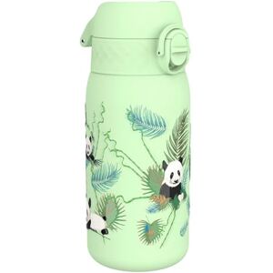 Ion8 Lichtgewicht Stalen Kinderwaterfles, 400 ml/13 oz, Zonder Isolatie, Lekvrij, Makkelijk te Openen, Veilige Vergrendeling, Vaatwasserbestendig, Flipdop, Draaggreep, Duurzaam, Pandas Ion8 Lichtgewicht Stalen Kinderwaterfles, 400 ml/13 oz, Zonder Isolatie, Lekvrij, Makkelijk te Openen, Veilige Vergrendeling, Vaatwasserbestendig, Flipdop, Draaggreep, Duurzaam, Pandas