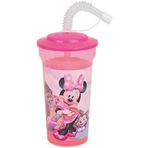 Fun House DISNEY MINNIE 005771 Drinkbeker met rietje 400 ml voor kinderen, herbruikbaar servies Fun House DISNEY MINNIE 005771 Drinkbeker met rietje 400 ml voor kinderen, herbruikbaar servies