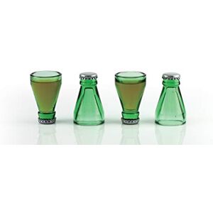 Bubblegum Stuff Borrelglaasjes fles 4-delige set 4-delig, groen, van glas/metaal, in geschenkdoos. Bubblegum Stuff Borrelglaasjes fles 4-delige set 4-delig, groen, van glas/metaal, in geschenkdoos.
