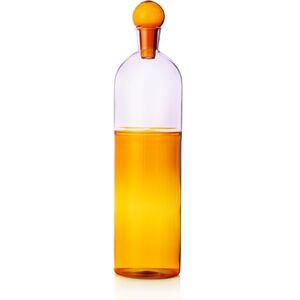 Ichendorf Milano fles, amber roze barnsteen, collectie Light Color, 95 cl, borosilicaatglas, handgemaakt Ichendorf Milano fles, amber roze barnsteen, collectie Light Color, 95 cl, borosilicaatglas, handgemaakt