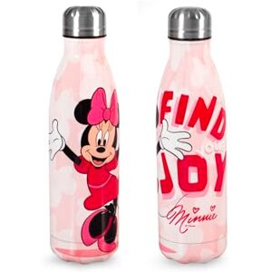 H&H Minnie Joy Thermosfles voor meisjes, voor kinderen en volwassenen, drinkfles van roestvrij staal, 0,5 l, thermische isolatie, uniek design, ideaal voor sport en vrije tijd, cadeau-idee H&H Minnie Joy Thermosfles voor meisjes, voor kinderen en volwassenen, drinkfles van roestvrij staal, 0,5 l, thermische isolatie, uniek design, ideaal voor sport en vrije tijd, cadeau-idee