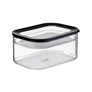 Mepal Modula Koelkastbox, 2 stuks, bewaardozen met deksel, geschikt voor het bewaren van vleesproducten en kaas, keukenopslag en koelkastorganizer, 550 ml en 2000 ml, zwart Mepal Modula Koelkastbox, 2 stuks, bewaardozen met deksel, geschikt voor het bewaren van vleesproducten en kaas, keukenopslag en koelkastorganizer, 550 ml en 2000 ml, zwart