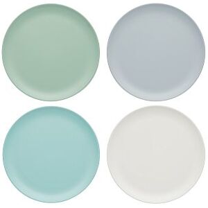 KitchenCraft 4-delige melamine bordenset - Veelkleurig servies KitchenCraft 4-delige melamine bordenset - Veelkleurig servies