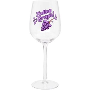 Maturi Humoristische wijnglas 'Feeling Grape', 420ml Maturi Humoristische wijnglas 'Feeling Grape', 420ml