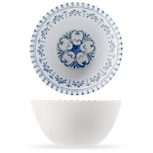H&H , Set van 6 kommen Azulejo van melamine, 100% gedecoreerd, 15 cm, vaatwasmachinebestendig H&H , Set van 6 kommen Azulejo van melamine, 100% gedecoreerd, 15 cm, vaatwasmachinebestendig