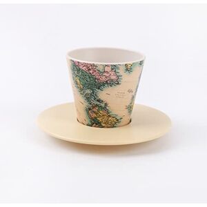 IDRINK ® RPET mok, schotel en lepel set Leuk en schattig milieuvriendelijk cadeau (OLD MAP) IDRINK ® RPET mok, schotel en lepel set Leuk en schattig milieuvriendelijk cadeau (OLD MAP)
