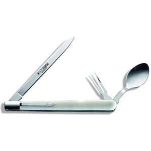 F.Dick F. DICK Degustations-set (bestekset 3-delig, lepel, mes, vork, inklapbaar, voor vissen, wandelen, picknick, camping, ook voor professionele koks, kunststof handvat in parelmoer-look) 8201110 F.Dick F. DICK Degustations-set (bestekset 3-delig, lepel, mes, vork, inklapbaar, voor vissen, wandelen, picknick, camping, ook voor professionele koks, kunststof handvat in parelmoer-look) 8201110