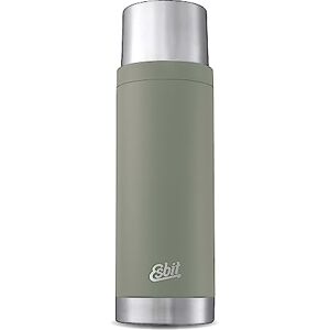 Esbit Sculptor Thermosfles, geïsoleerde fles van roestvrij staal voor warme en koude dranken, 1000 ml, in Stone Grey Esbit Sculptor Thermosfles, geïsoleerde fles van roestvrij staal voor warme en koude dranken, 1000 ml, in Stone Grey