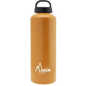 LAKEN Klassieke aluminium fles, 1 l, perfect voor sport, sportschool en outdoor-avonturen, herbruikbaar en recyclebaar voor berg, camping, fiets en school LAKEN Klassieke aluminium fles, 1 l, perfect voor sport, sportschool en outdoor-avonturen, herbruikbaar en recyclebaar voor berg, camping, fiets en school