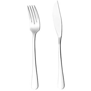 Esmeyer visbestekset Sylvia 12-delig, roestvrij staal, zilver, 18 x 24,7 x 2,6 cm Esmeyer visbestekset Sylvia 12-delig, roestvrij staal, zilver, 18 x 24,7 x 2,6 cm