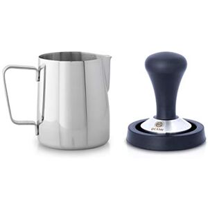 Ucami 51 mm koffiestamperset in premium design, klassieke koffiepers/espresso-stempel van roestvrij staal met mat, voor de perfecte koffiestempel (stamper met melkkan en baristendoekje) Ucami 51 mm koffiestamperset in premium design, klassieke koffiepers/espresso-stempel van roestvrij staal met mat, voor de perfecte koffiestempel (stamper met melkkan en baristendoekje)