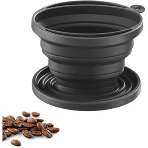 Westmark Opvouwbaar koffiefilter van siliconen – Handfilterkoffie – Herbruikbaar koffiefilter – Ideaal voor onderweg, kamperen en reizen – Zwart, maat 2 Westmark Opvouwbaar koffiefilter van siliconen – Handfilterkoffie – Herbruikbaar koffiefilter – Ideaal voor onderweg, kamperen en reizen – Zwart, maat 2