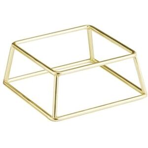 APS 33311 Buffetstandaard MULTI metaal, 18 x 18 cm, H: 8 cm, goud, stapelbaar APS 33311 Buffetstandaard MULTI metaal, 18 x 18 cm, H: 8 cm, goud, stapelbaar
