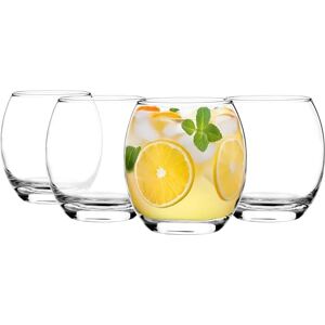 Glasmark KROSNO 1992 glazenset 4-delig drinkglazen waterglazen drinkglazen sapglazen laag glas vaatwasmachinebestendig 4x300 ml Glasmark KROSNO 1992 glazenset 4-delig drinkglazen waterglazen drinkglazen sapglazen laag glas vaatwasmachinebestendig 4x300 ml