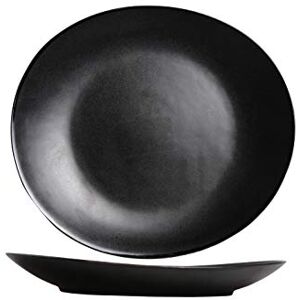 Cosy & Trendy VONGOLA platte borden, zwart, 28 x 25,5 cm, 4 stuks Cosy & Trendy VONGOLA platte borden, zwart, 28 x 25,5 cm, 4 stuks