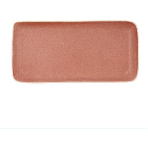 Bidasoa GIO Rechthoekig dienblad, keramiek, 28 x 14 cm, terracotta Bidasoa GIO Rechthoekig dienblad, keramiek, 28 x 14 cm, terracotta