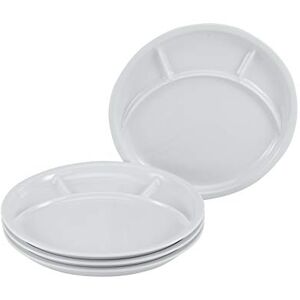 Creatable , 22922, Serie Grill Universeel, Servies Set, Fondue Plaat 4 Delig, Porselein, Wit Creatable , 22922, Serie Grill Universeel, Servies Set, Fondue Plaat 4 Delig, Porselein, Wit