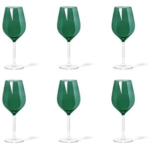Groene Wijn Glazen van Excelsa - Set van 6 - 50cl - Elegant en vaatwasserbestendig Groene Wijn Glazen van Excelsa - Set van 6 - 50cl - Elegant en vaatwasserbestendig