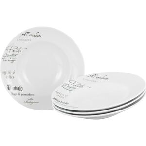 CreaTable Europa - Pastaborden - Wit - Servieset CreaTable Europa - Pastaborden - Wit - Servieset
