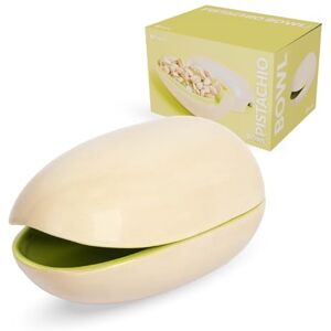 Fisura – Pistachevormige snackkom. Originele schaal voor nootjes, hapjes en andere lekkernijen. Een bijzondere toevoeging aan uw tafelsetting. Afmetingen: 17,5 x 10 cm. Fisura – Pistachevormige snackkom. Originele schaal voor nootjes, hapjes en andere lekkernijen. Een bijzondere toevoeging aan uw tafelsetting. Afmetingen: 17,5 x 10 cm.
