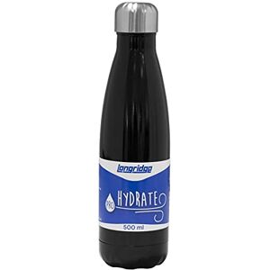 Longridge Unisex's Hydrate 500Ml Drinkfles Water, Zwart, ONE Size Longridge Unisex's Hydrate 500Ml Drinkfles Water, Zwart, ONE Size
