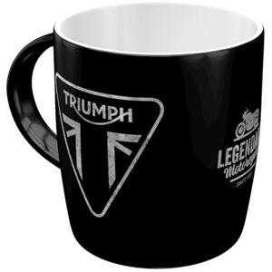 ART Retro koffiemok, 330 ml, Triumph – Legendary Motorcycles – Cadeau idee voor motorrijders, Official License Product (OLP), mok van keramiek, vintage design ART Retro koffiemok, 330 ml, Triumph – Legendary Motorcycles – Cadeau idee voor motorrijders, Official License Product (OLP), mok van keramiek, vintage design