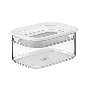 Mepal Modula Koelkastbox, 2 stuks, bewaardozen met deksel, geschikt voor het bewaren van vleesproducten en kaas, keukenopslag en koelkastorganizer, 550 ml en 2000 ml, wit Mepal Modula Koelkastbox, 2 stuks, bewaardozen met deksel, geschikt voor het bewaren van vleesproducten en kaas, keukenopslag en koelkastorganizer, 550 ml en 2000 ml, wit