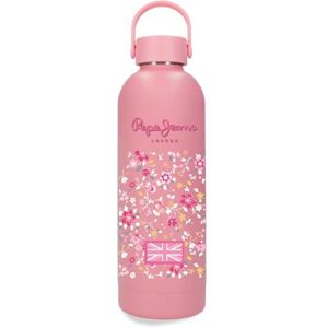 Pepe Jeans Abbey Alenka drinkfles van roestvrij staal, roze, met inhoud van 500 ml en afmetingen 7 x 23 cm, roestvrij staal van Joumma Bags Pepe Jeans Abbey Alenka drinkfles van roestvrij staal, roze, met inhoud van 500 ml en afmetingen 7 x 23 cm, roestvrij staal van Joumma Bags