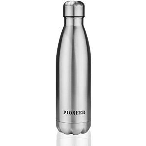 Pioneer Vacuüm geïsoleerde roestvrijstalen dubbelwandige warm/koud tot 8 uur BPA-vrije herbruikbare fles 100% lekvrij 500 ML Pioneer Vacuüm geïsoleerde roestvrijstalen dubbelwandige warm/koud tot 8 uur BPA-vrije herbruikbare fles 100% lekvrij 500 ML