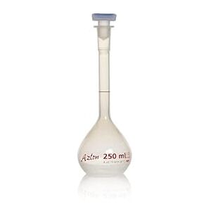 RS PRO Laboratoriumfles maatkolf PP 250ml schaal nauwsluitend RS PRO Laboratoriumfles maatkolf PP 250ml schaal nauwsluitend