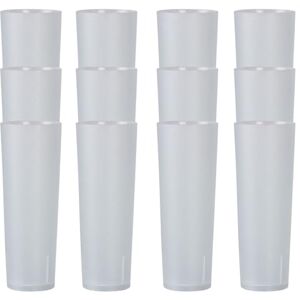 PARENCE .- Set van 20 herbruikbare buisbekers van hard plastic 33cl / grote capaciteit, allerlei soorten dranken, anti-breuk PARENCE .- Set van 20 herbruikbare buisbekers van hard plastic 33cl / grote capaciteit, allerlei soorten dranken, anti-breuk