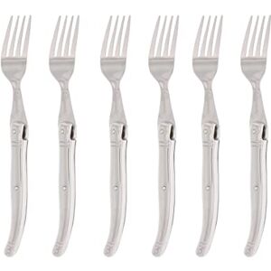 Pradel Excellence PCOX005062 Set van 6 tafelvorken Laguiole Les Argentés Roestvrij staal Vaatwasmachinebestendig Elegante en robuuste stijl 25 x 18 x 3 cm Pradel Excellence PCOX005062 Set van 6 tafelvorken Laguiole Les Argentés Roestvrij staal Vaatwasmachinebestendig Elegante en robuuste stijl 25 x 18 x 3 cm