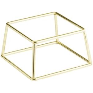 APS 33312 Buffetstandaard MULTI metaal, 18 x 18 cm, H: 10 cm, goud, stapelbaar APS 33312 Buffetstandaard MULTI metaal, 18 x 18 cm, H: 10 cm, goud, stapelbaar