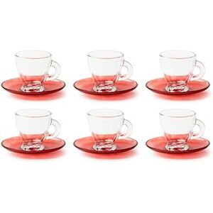 Excelsa Petra Rode Koffiekoppen Set van 6 Excelsa Petra Rode Koffiekoppen Set van 6