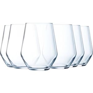 Luminarc Collectie Vinetis 6 glazen hoog 40 cl Modern en elegant design Gemaakt in Frankrijk Versterkte verpakking Luminarc Collectie Vinetis 6 glazen hoog 40 cl Modern en elegant design Gemaakt in Frankrijk Versterkte verpakking